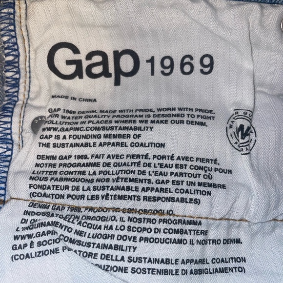 GAP 1969 Crop Kick Jeans Size 31 - Picture 5 of 6
